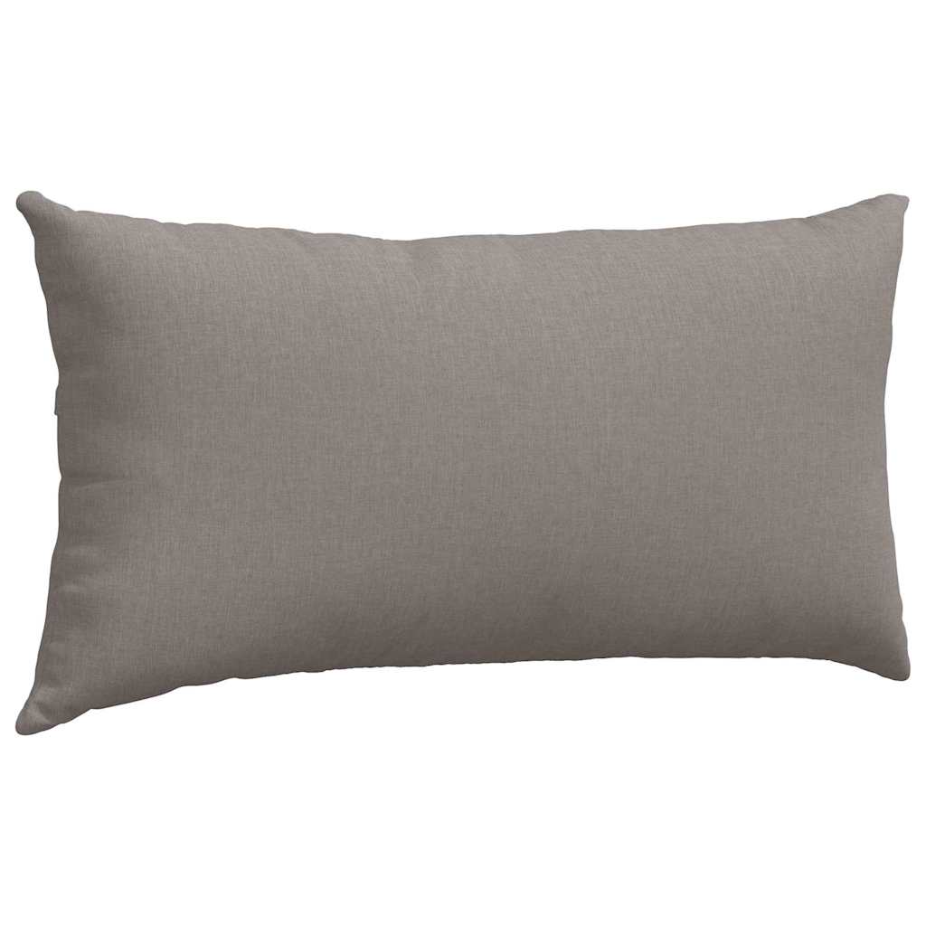 Sofa Pillows 2 pcs Taupe 80 x 40 cm Fabric